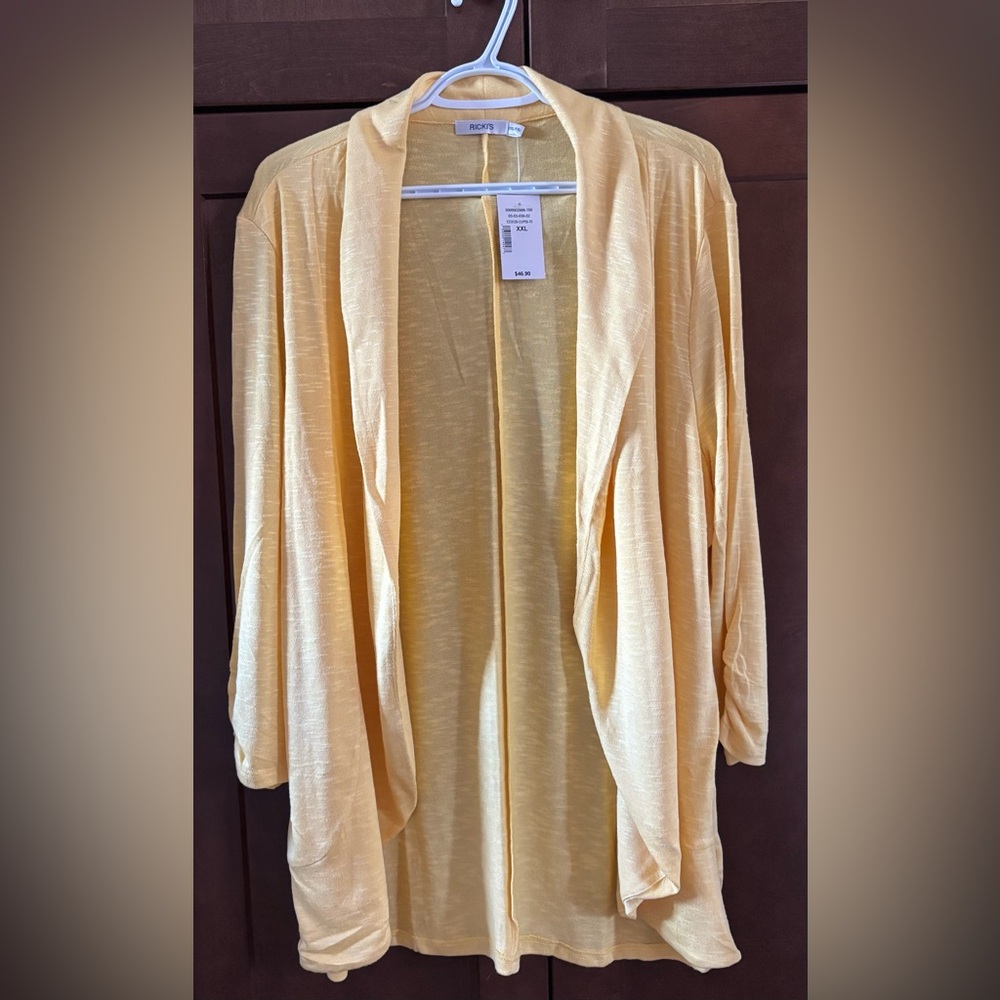 a new day Light Yellow Women's Cardigan